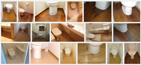 Wood-floor toilet
