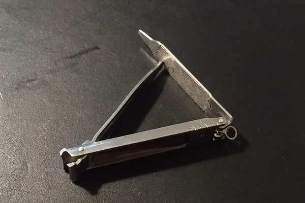 VICTORINOX nail clipper unfolded
