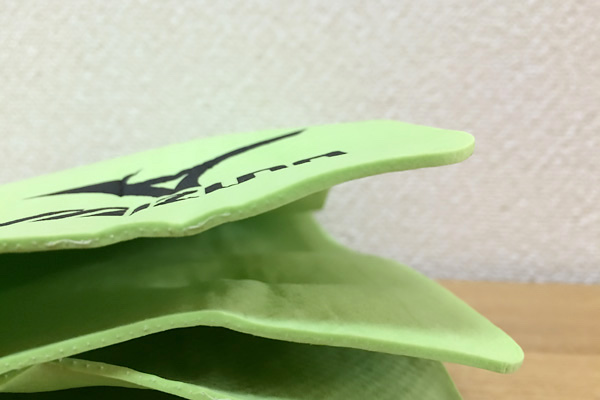 Close-up of hardened swim towel