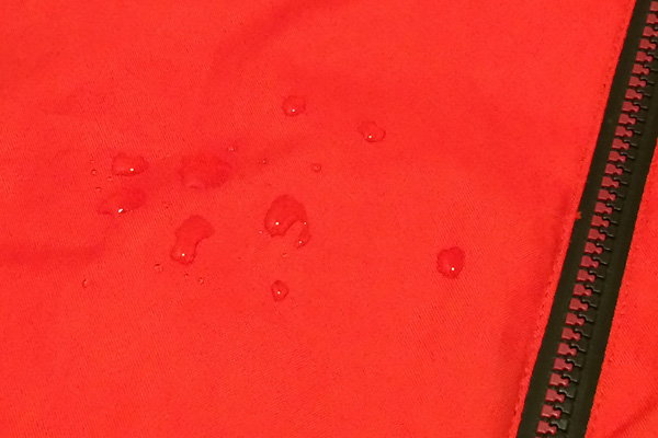 Mountain parka after Nikwax bath