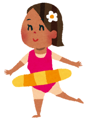 Tanned girl illustration