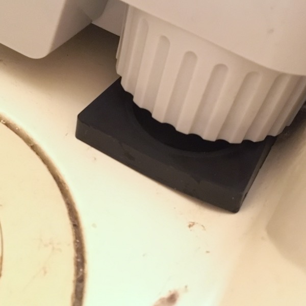 New Shizuka installed under washer